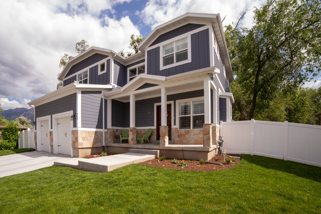 House exterior after professional painting