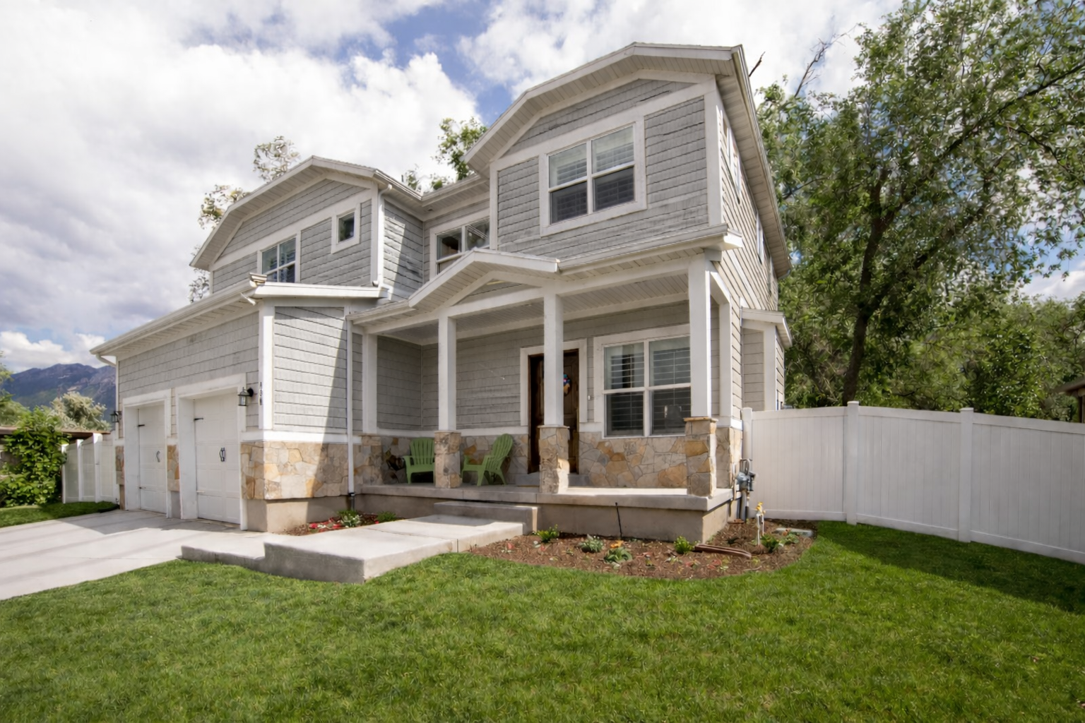 House exterior before painting